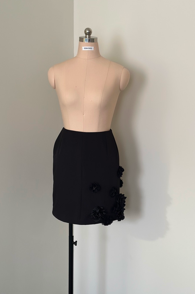 Florência Negra Mini Skirt