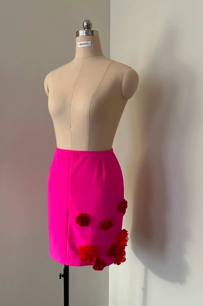 Florência Rosa Mini Skirt